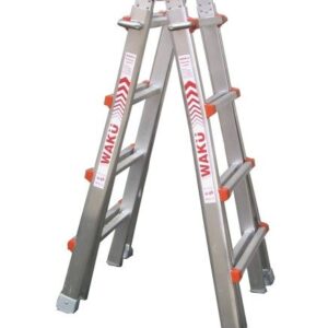 Vouwtrap / Telescoopladder Waku 4 x 4 treden