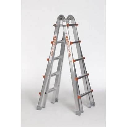 Vouwtrap / Telescoopladder Waku 4 x 5 treden